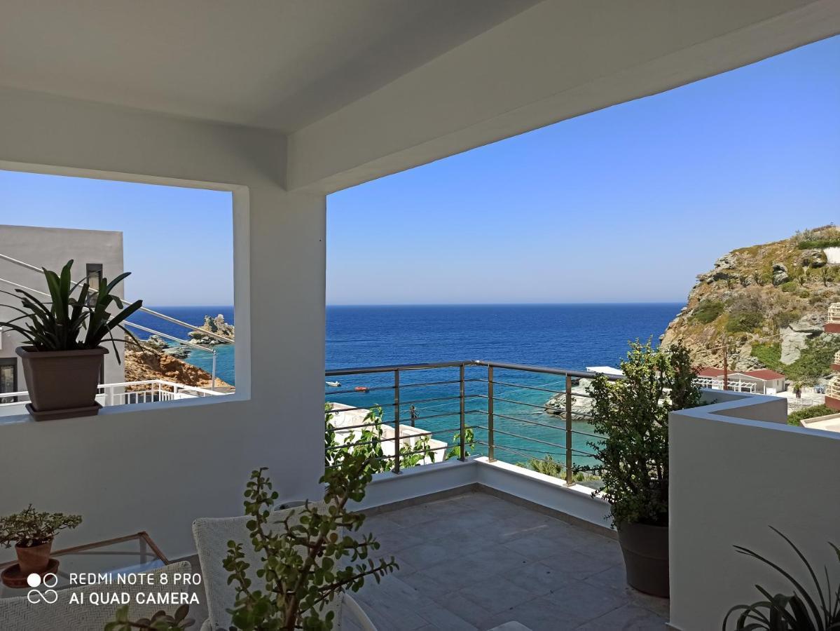 Popis Sea View Apartments Agia Pelagia Kythira المظهر الخارجي الصورة