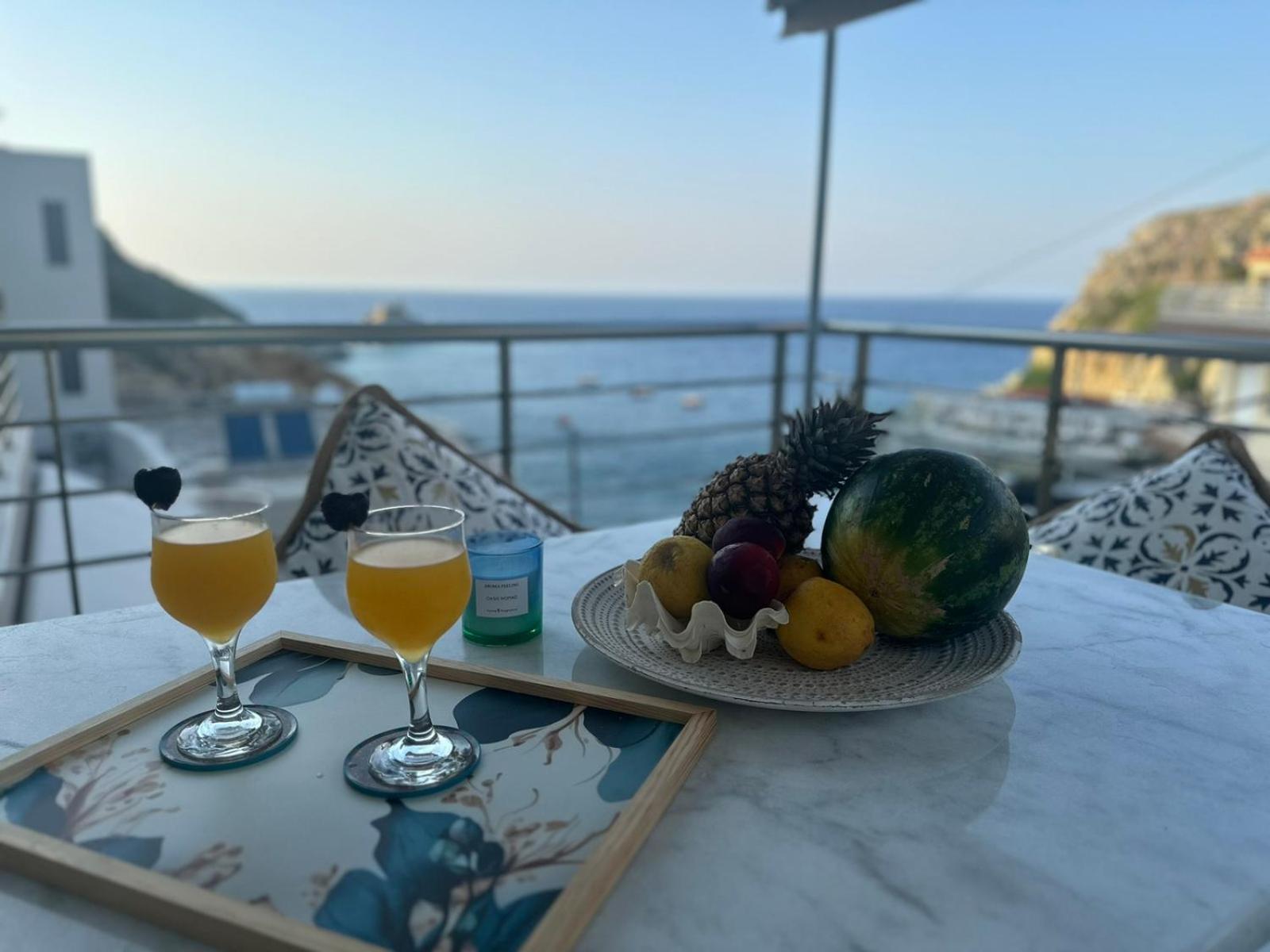 Popis Sea View Apartments Agia Pelagia Kythira المظهر الخارجي الصورة