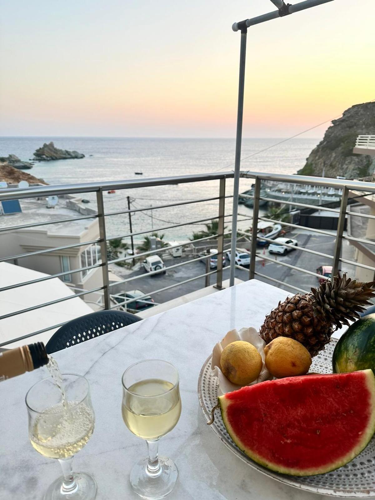 Popis Sea View Apartments Agia Pelagia Kythira المظهر الخارجي الصورة
